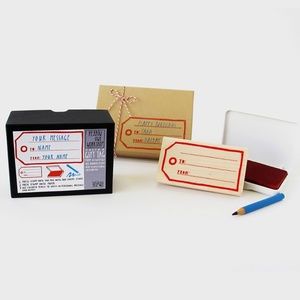 Stamp arts craft kit gift tag maker